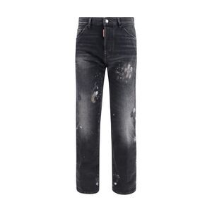 Dsquared2 Men Teddy Dark Wash Stretch Denim Jeans